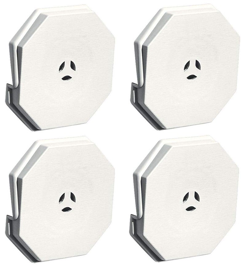 Builders Edge 130110006123 Surface Block 123, White,Sold as 4 Pack - Image 1